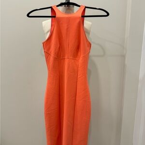H&M Sleeveless Orange Cocktail Dress